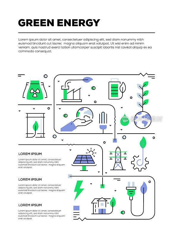 Green Energy Infographic Design